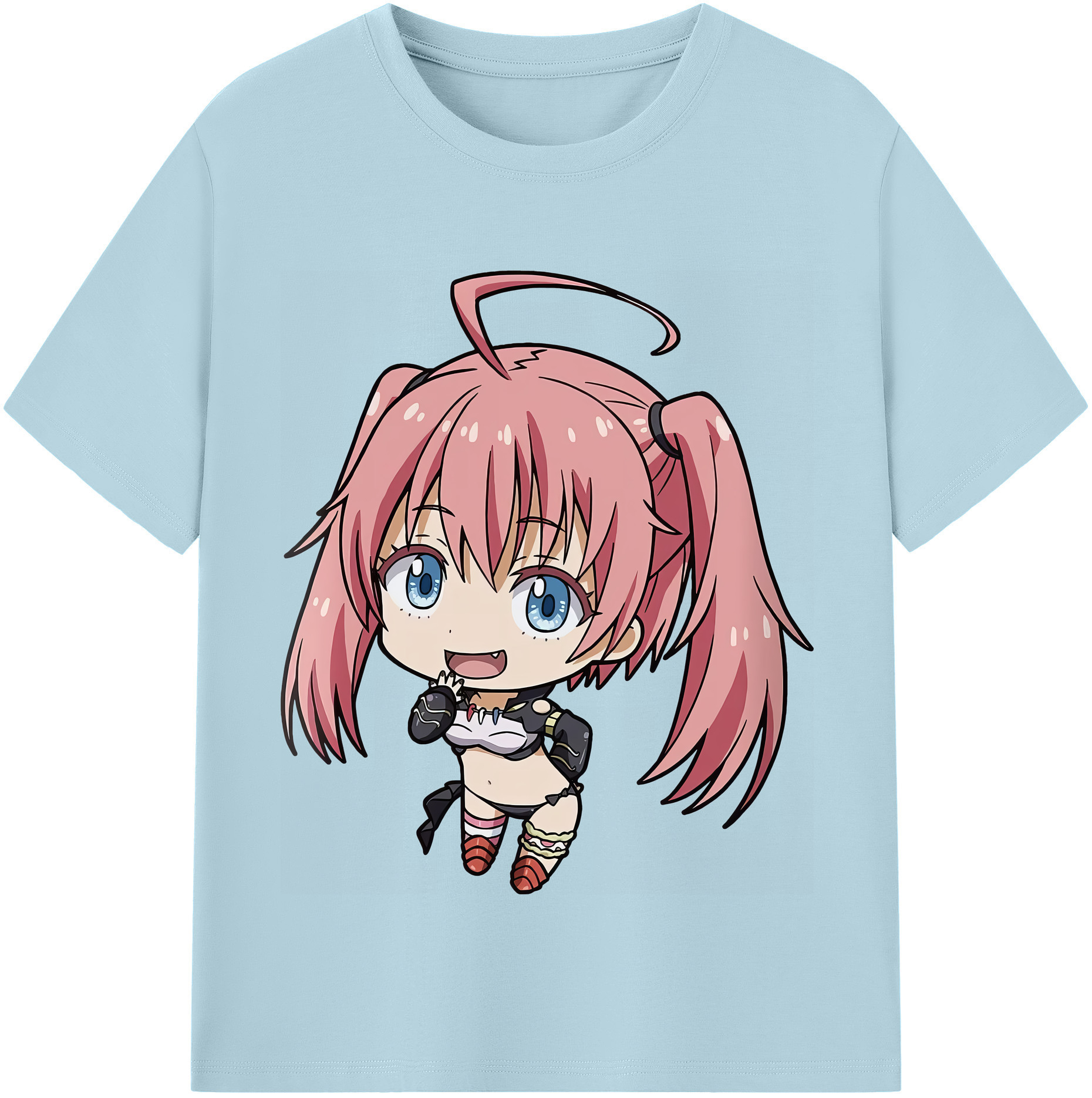（画像用） 転スラ Regarding Reincarnated to Slime 綿100％半袖Tシャツ（フロントプリント）